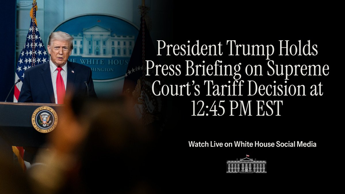 The White House tweet media