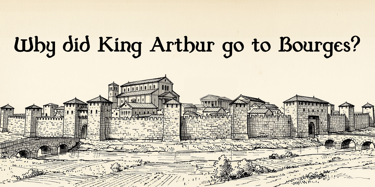 SeanPoage's tweet photo. Roman records place Riothamus (a.k.a. King Arthur) in Bourges in the war with Euric. What brought him to that city? Find out in this new article:
https://t.co/NMp5SSE3hg
 #KingArthur #History #medieval #TheArthurianAge #histfic https://t.co/gq6sWxyAl7
