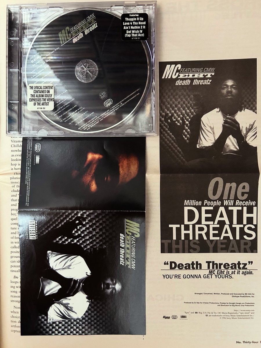 hiphopgods's tweet photo. @eiht0eiht featuring CMW - Death Threatz
#mceiht #deaththreatz #hiphopgods https://t.co/dCNR8o1Nr6