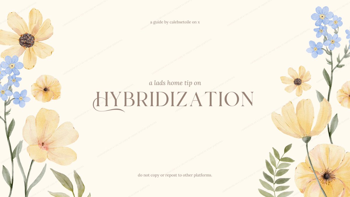 a lads home tip: optimizing hybridization

🔗 tinyurl.com/relshybridizat…