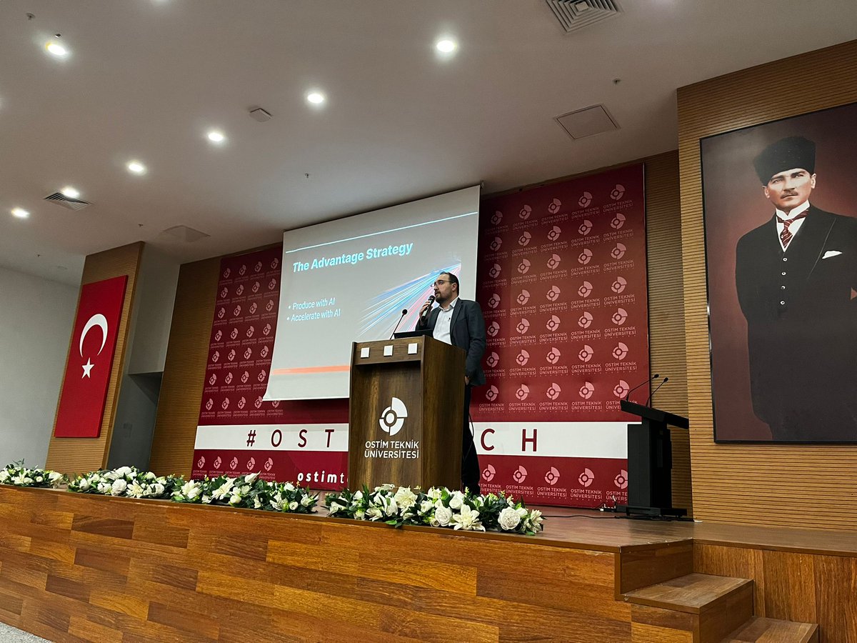 ostimtech_iibf's tweet photo. WED 124 İşyeri Eğitimi dersi kapsamında “Career at the Age of AI” başlıklı konuşması için Sağlık Bakanlığı’ndan Dr. Güray Arık’a katkıları için teşekkür ederiz.

#OSTİMTECH https://t.co/jwy4yC4aIE