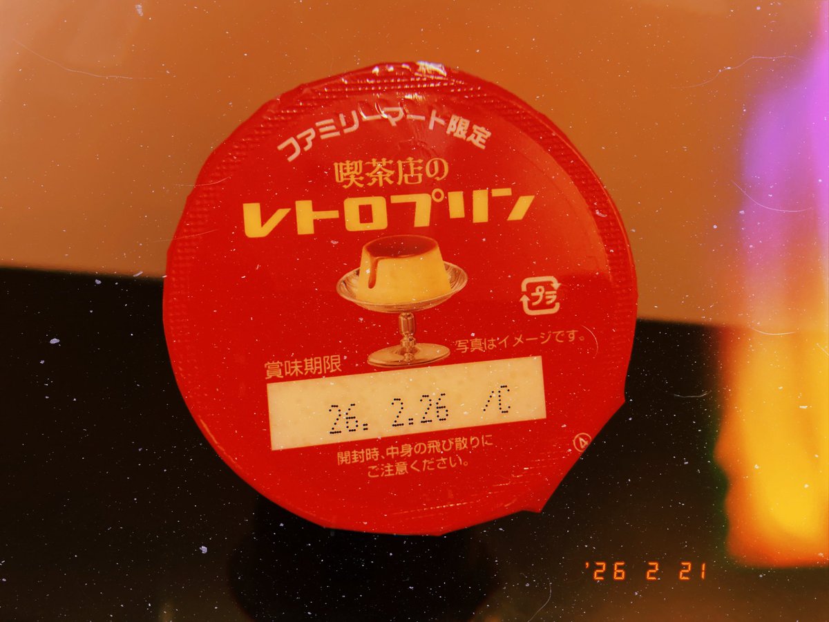 良い夜すぎたのでこんな時間だけど プリンを食べても良いらしい🍮