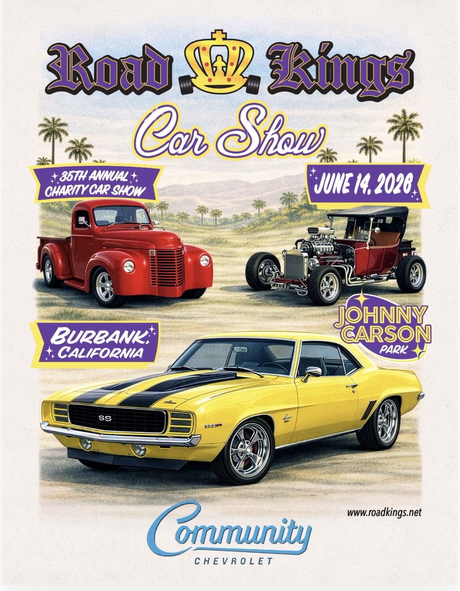 Register today at roadkings.net
#carshow #burbankroadkings