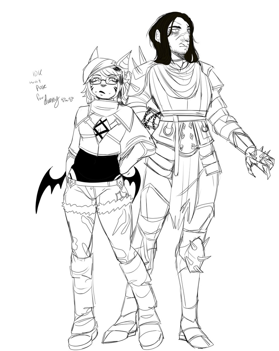 Full (Please I’m brainstorming poses for Danny )