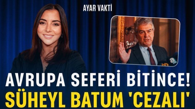 🗣️ <a href="/lubeayar/">Lûbe Ayar</a>: “Seçil Erzan davası ile ilgili Galatasaraylı, Galatasaray kongre üyesi bir savcı; Fonda davasındaki yayınlarım için bana teşekkür etti. ‘Dosyaya sizin programlarınız sayesinde hâkim oldum. Galatasaraylı olduğum için yakından ilgilendim, dosyayı temin edip okuyunca