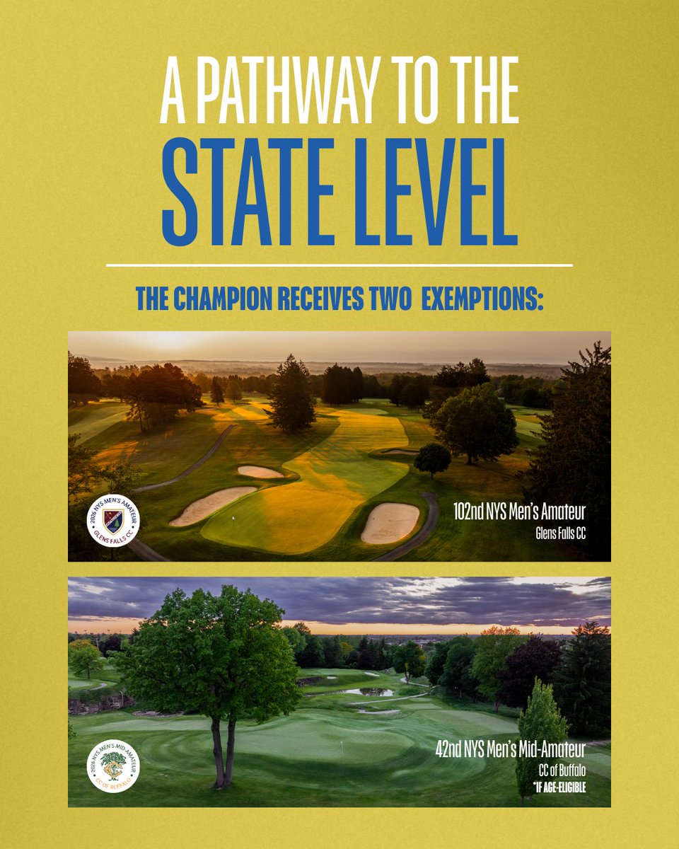 Our flagship event heads to Yahnundasis GC this summer, who last hosted the 2025 NYS Men's Amateur.

The champion receives two coveted exemptions to the NYS Men's Amateur and the NYS Men's Mid-Amateur.

Secure your spot when registration opens on March 4: syracusegolf.org