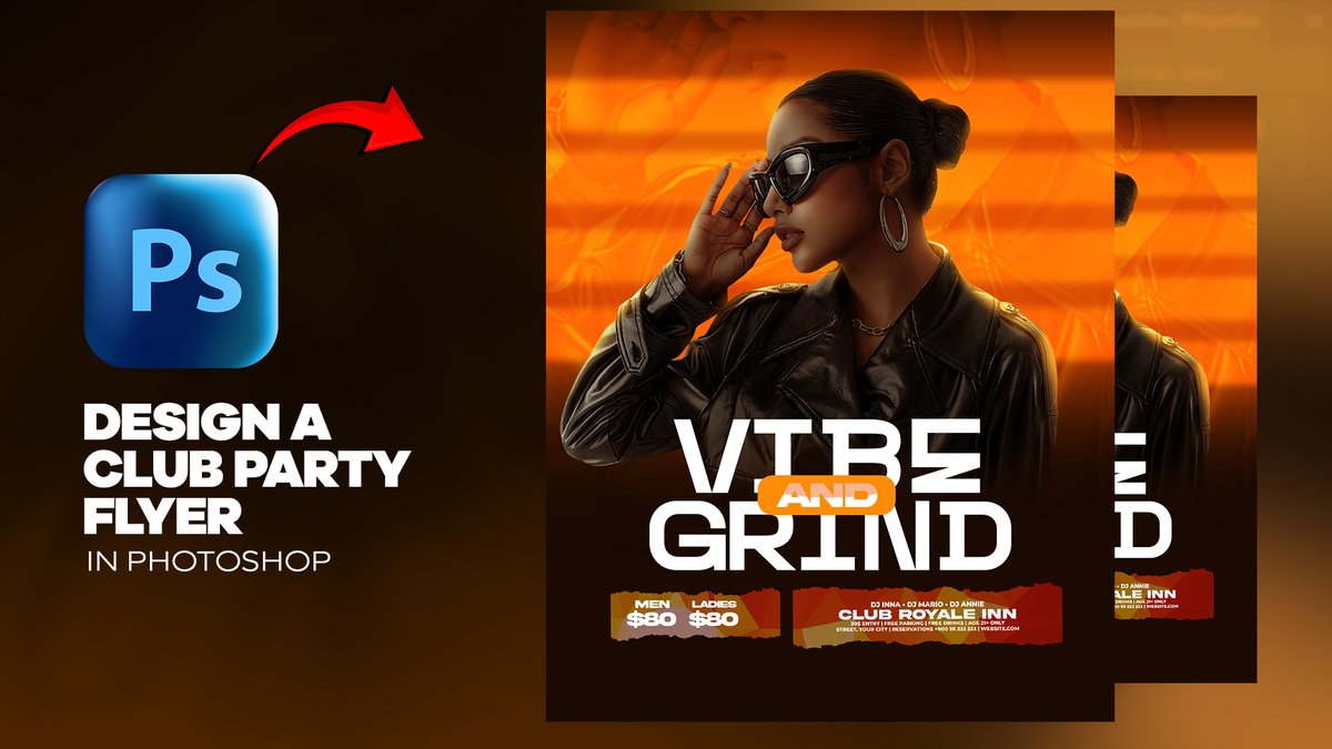 Learn How To Design,            
Stunning Club Flyers in Photoshop!                            

Watch Now! &amp; get inspired:
youtu.be/YDyRWPWwrZk  

Rtw, share &amp; repost