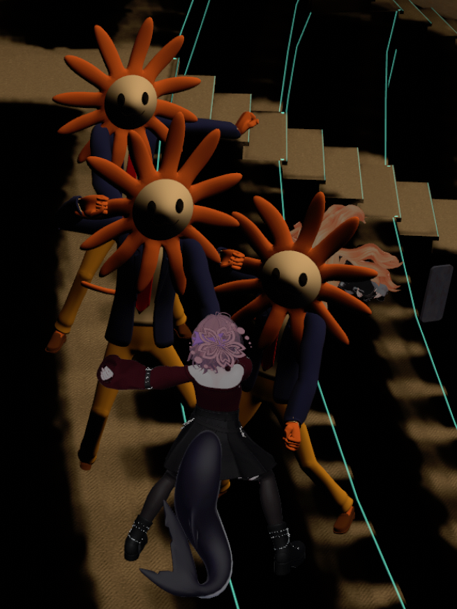 lun_4bot's tweet photo. @digi_the_robot a friend of mine is begging me to ask if there are any plans to add syncdances dlc

"if they need a technical reason: doing a dlc dance still syncs with anyone who doesnt have dlc but it will break the animator and they will get broken arms and legs until reset"

pic related https://t.co/7yAH9nKrUp