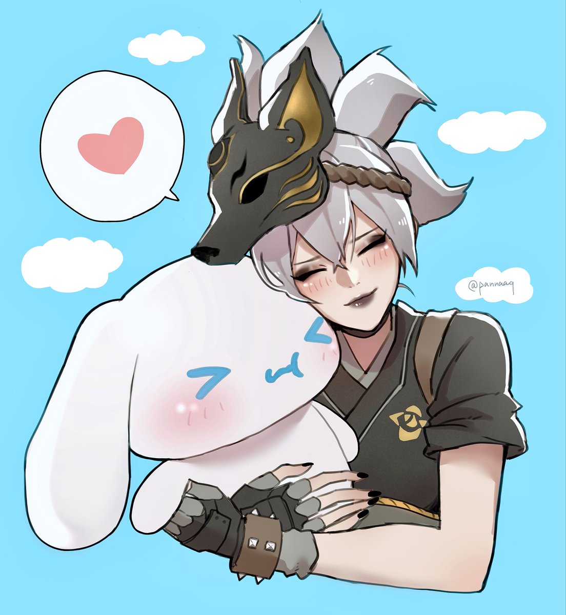 pannaaq's tweet image. シナモロールとハシモトキリコ
#OverwatchFanart #Kiriko