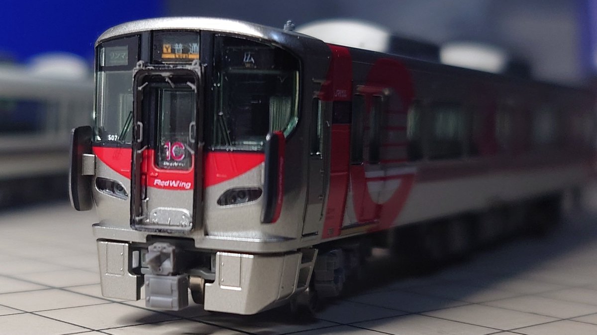 227系S07編成10周年ラッピング車を仕立ててみました。 各種デカール