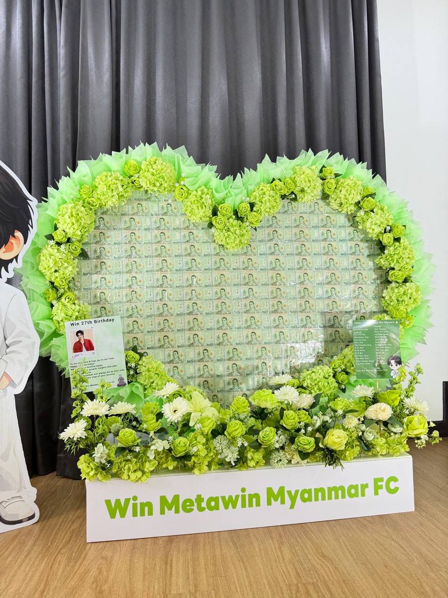 htet_o56547's tweet photo. Wishing you a year ahead as amazing as you are. May success and happiness follow you in everything you do. Happy Birthday, Win!"

From, Win Metawin Myanmar FC 

WISHING WIN A GREAT BDAY

#Win27LevelUp
#WINfinity2026
#winmetawin @winmetawin 
#snowballpower https://t.co/HGnuzcatwQ