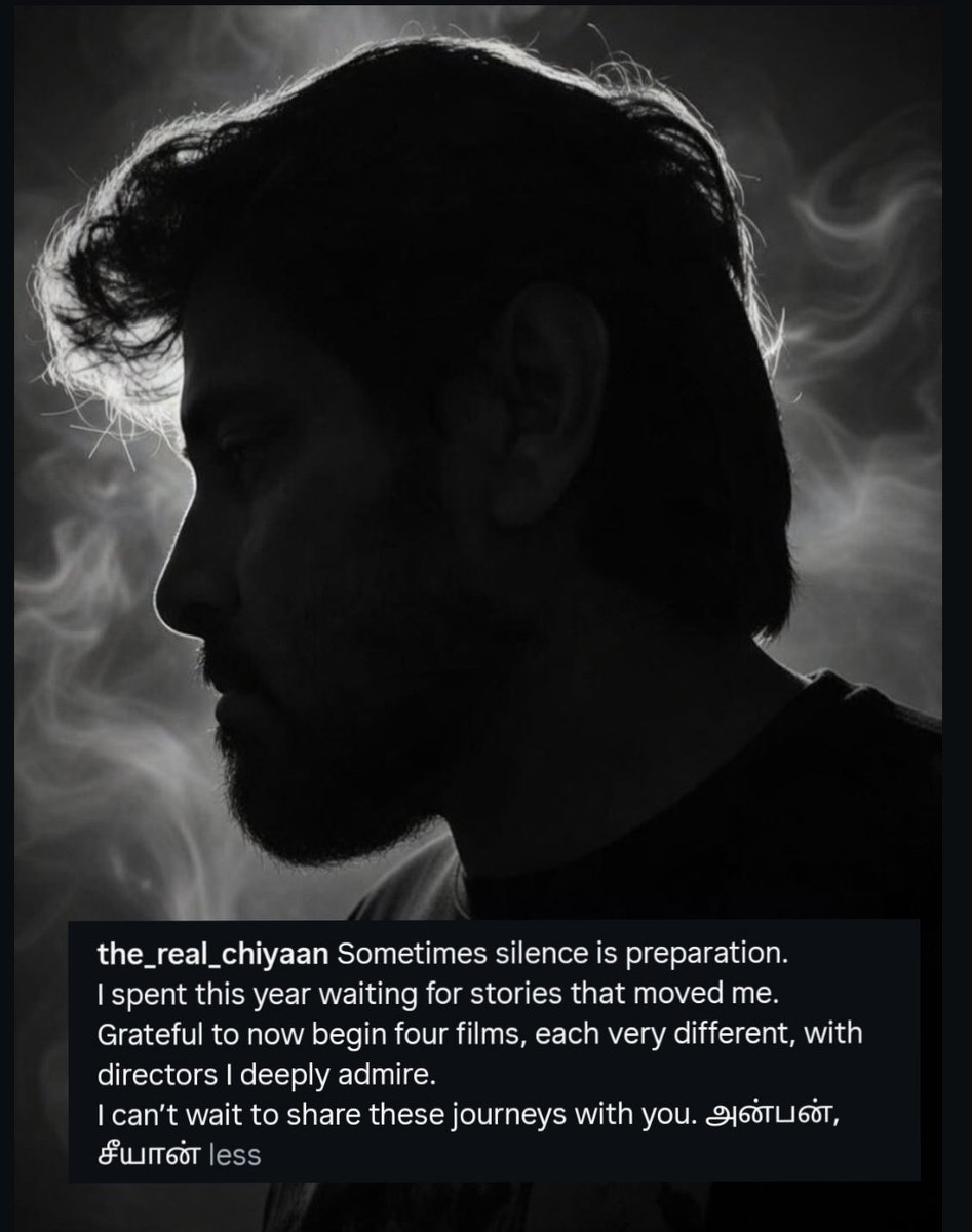 This post just reminded me why he’s forever my favorite. Love you endlessly Vaathiyaraeee @Chiyaan. 🤍

#ChiyaanVikram