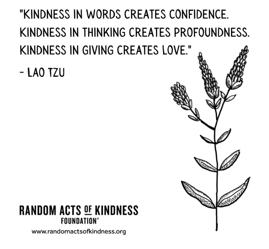 ACTMOPrevention's tweet photo. Did you know that kindness not only increases our energy, serotonin, and even our lifespan(!), but it also decreases feelings of depression and anxiety? For ideas and resources to make kindness the norm, visit https://t.co/doSNo0NtnN. #RandomActsofKindnessWeek https://t.co/b4ou7DvsSa