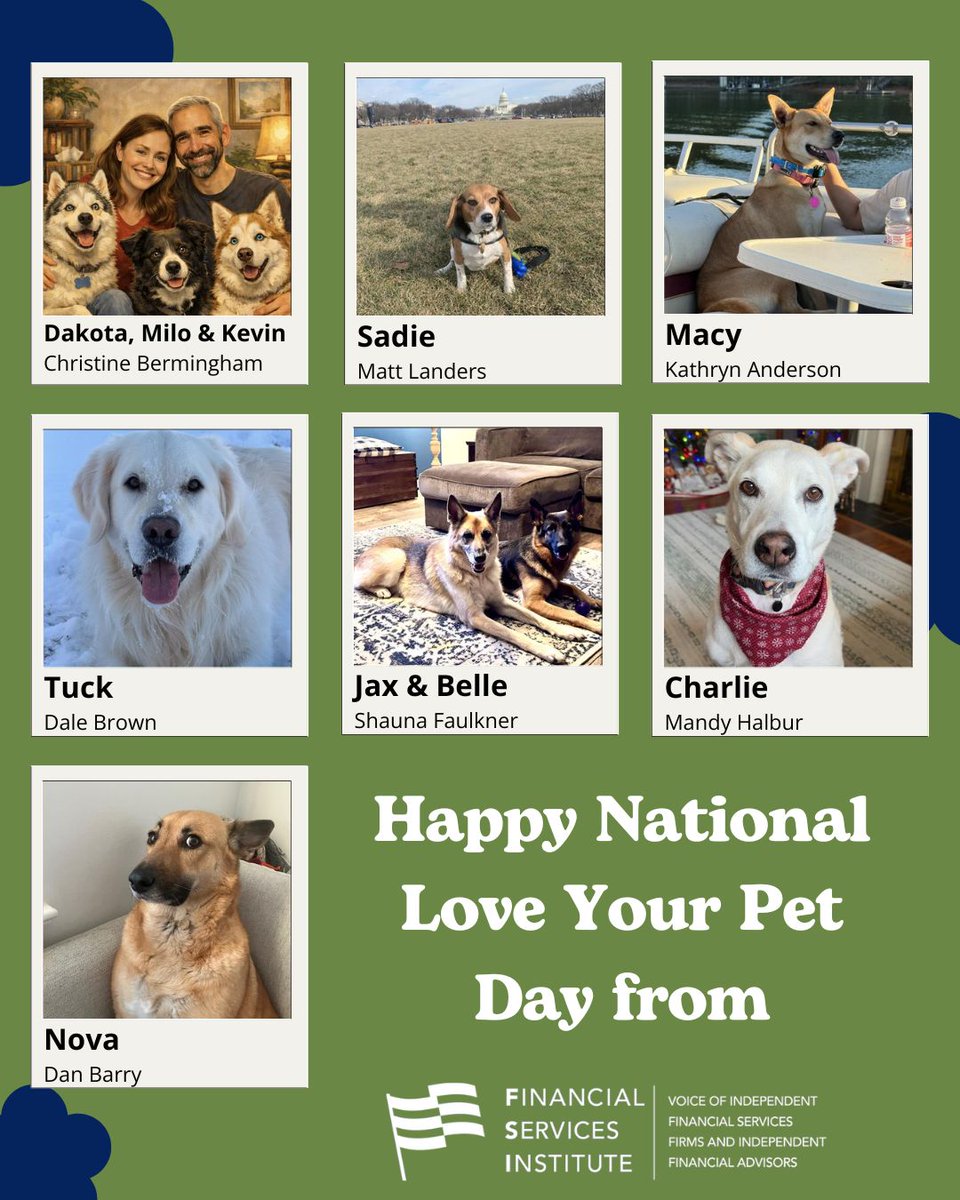 FSIwashington's tweet image. 🐾 It’s National Love Your Pet Day! From our FSI fur families to yours, let’s celebrate the pets who bring joy (and a little chaos) to our days. Share a photo of your pet in the comments—we’d love to see them! 👇💙

#FunFactFriday
#FSIFun