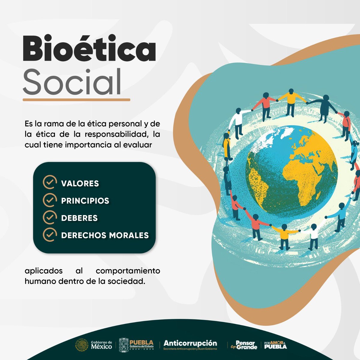 La bioética social nos invita a reflexionar sobre nuestros valores, principios, deberes y derechos morales, aplicados al comportamiento humano dentro de la sociedad 🤝🌎.

Construir una comunidad más justa, solidaria y responsable comienza con decisiones éticas que fortalezcan la
