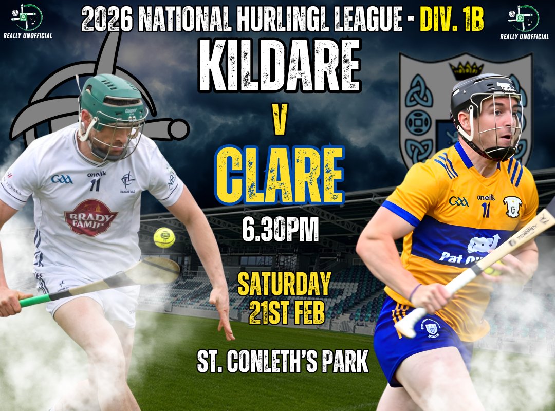 One of the biggest nights that St. Conleth's Park has hosted (new and old) as our hurlers welcome the 2024 All Ireland champions to Newbridge tomorrow night for their round 4 game in Division 1B.