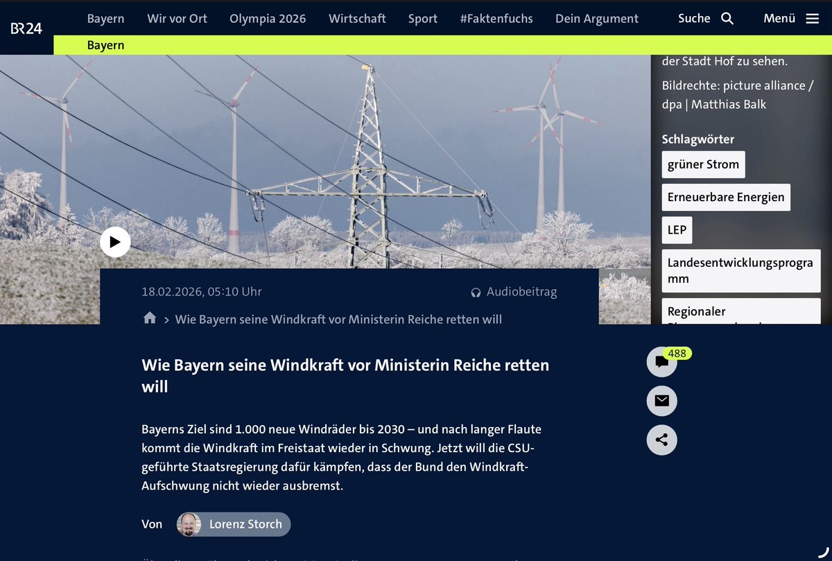 UmweltBW's tweet image. Wir treten der Bundesratsinitiative ⁦@BayStMWi⁩ ⁦@HubertAiwanger⁩ bei. Sie fordert von ⁦@BMWE_⁩ eine Erhöhung der #EEG-Ausschreibungen für #Windkraft. Begründung: Aufgrund des Antragsbooms braucht es für zügigen Bau gesicherte Minimalvergütung. #Energiewende
