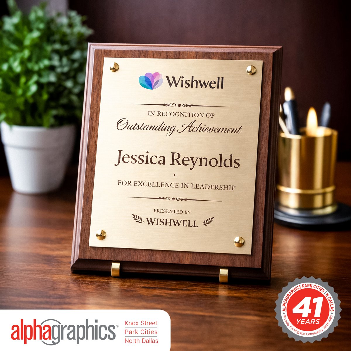 AlphaGraphicsTX's tweet image. Hard work should be seen, not just said. 💪

Custom plaques and awards make effort visible, milestones memorable, and people feel genuinely valued for what they contribute every day.

#Engraving #CustomSignage #EmployeeRecognition #CorporateAwards #CustomAwards #CustomPlaques