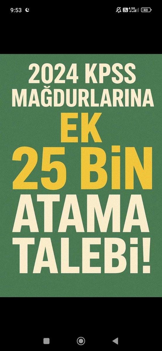 emine6774053177's tweet image. Sayın Vekilim 2024 kpss puanı ile atanmak için Gazi Meclisimize #kanunteklifi verilmesini talep ediyoruz 🌼💚
@PrfDrFilizKilic 
@ERJHON9