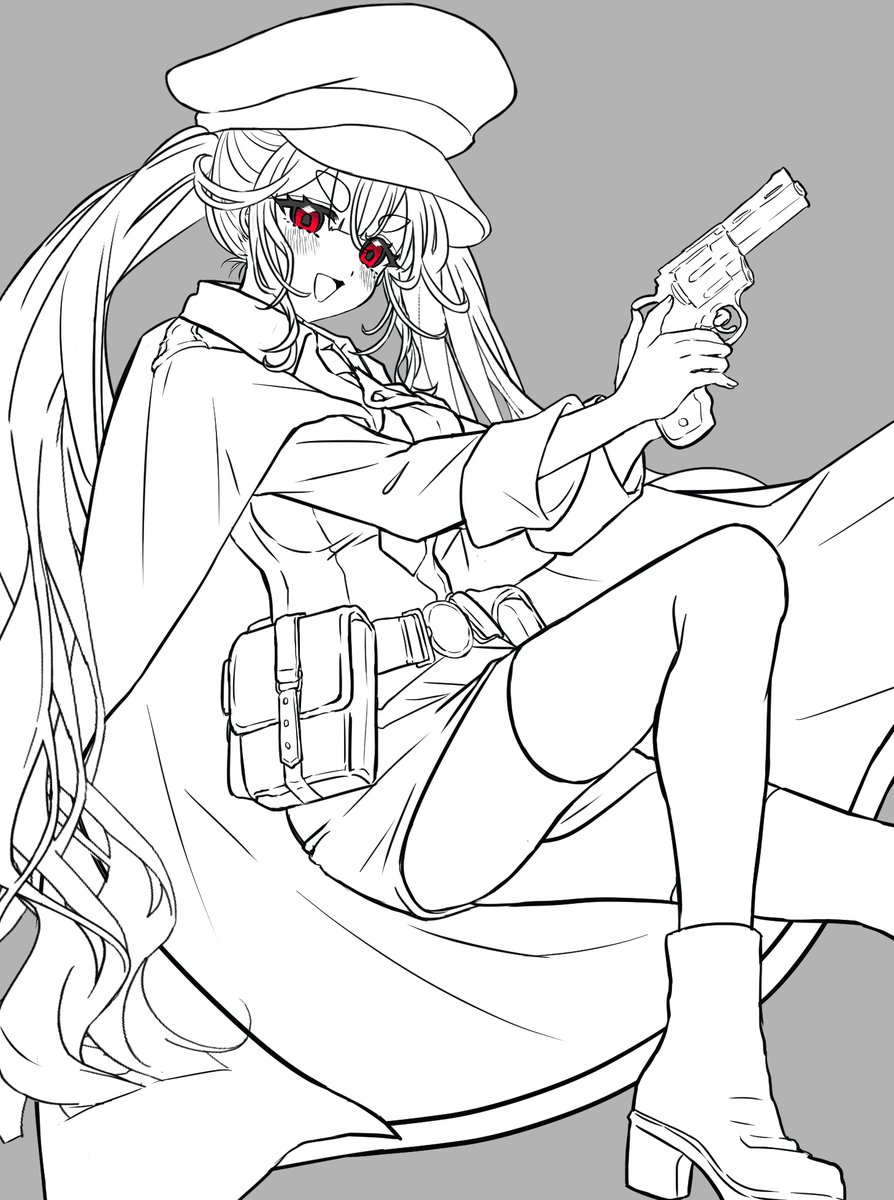 ありえん線画の調子がいい日でした（明日も仕事の為、ターンエンド）