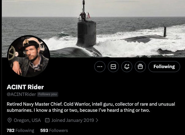 Submarine Vets truly are a different breed. Let's help this one build up their support system!

<a href="/ACINTRider/">ACINT Rider</a>
