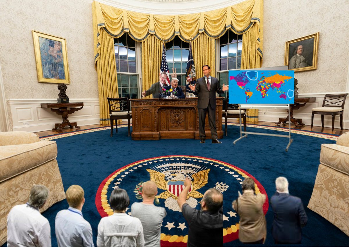 Gracias a la cámara de ectoplasmas de <a href="/XoiXiJinping/">Xi Jinping 🇨🇳 ᶠᵃᵏᵉ</a> , por poder salir en una foto y colarme en la rueda de prensa de Marco Rubio 
Lo siento por los abriré de Australia pero van a por vosotros