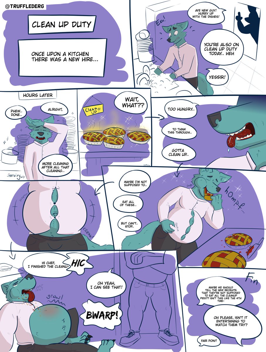 Staff notice: job may result in weight gain!