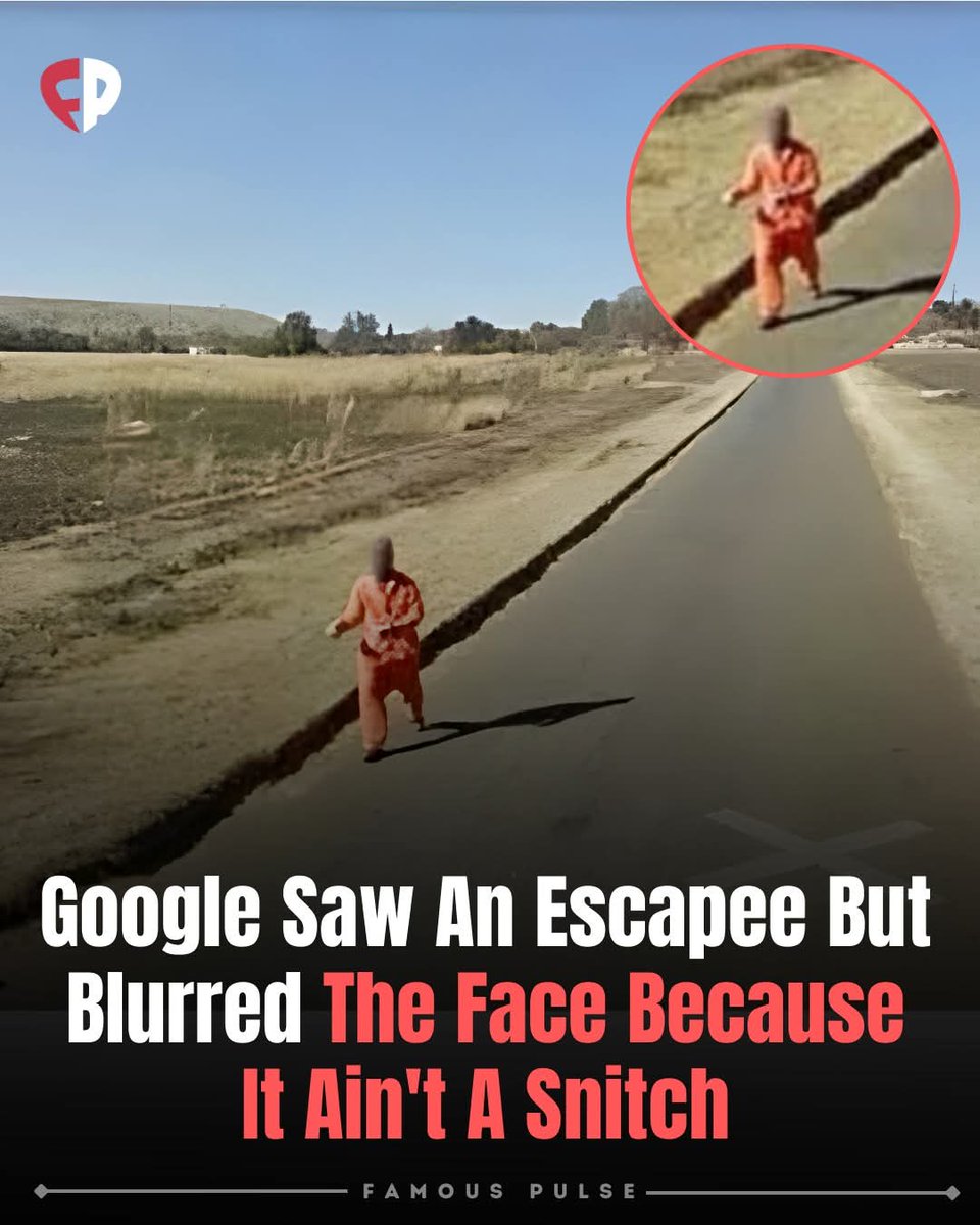 A hilarious moment from Google Street View is going viral after cameras reportedly captured a prison escapee running through a neighborhood. The funny twist that has everyone laughing is that Google automatically blurred the person’s face, just like it does for any regular