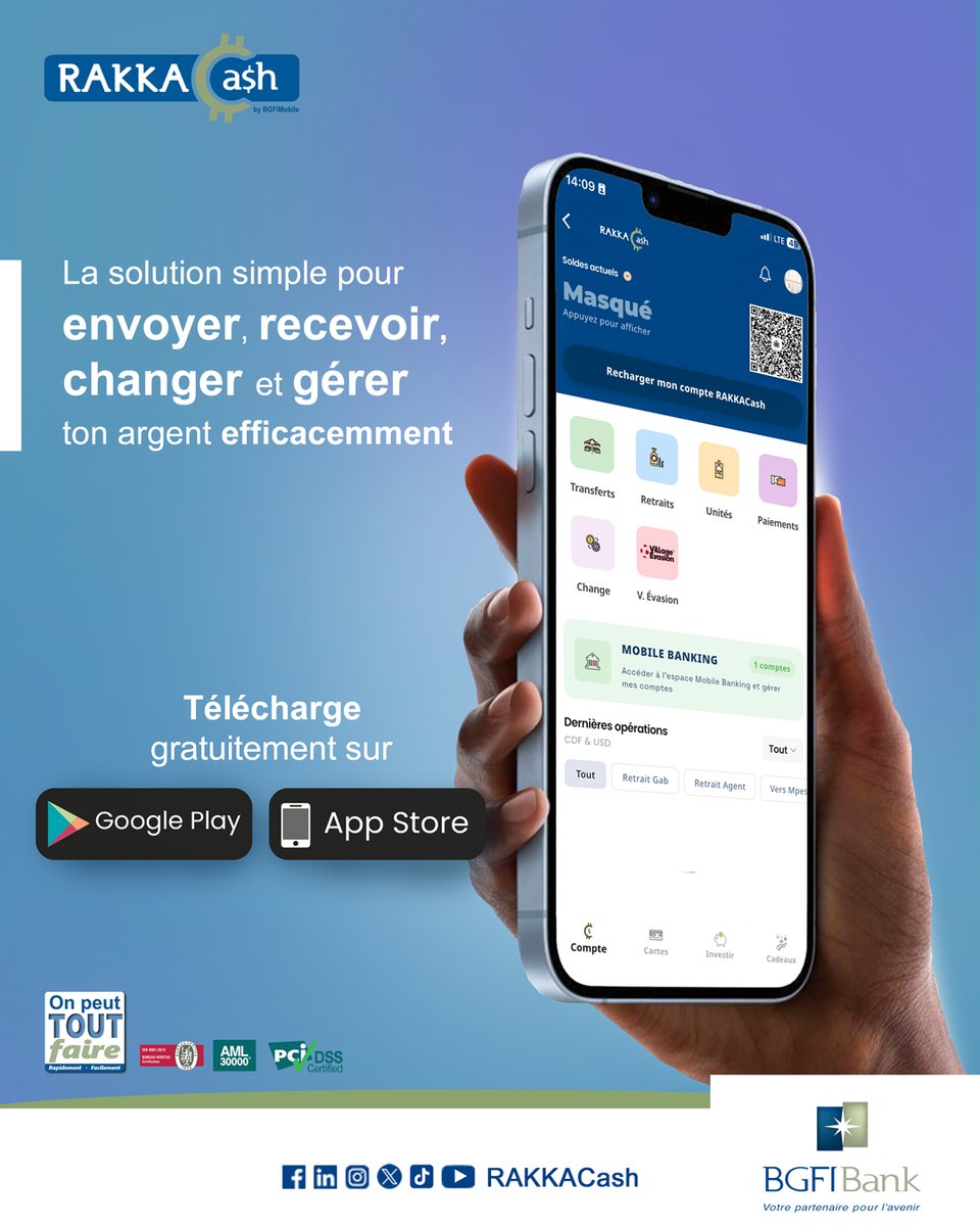 RakkaCash's tweet image. #RAKKACash, la solution simple pour envoyer, recevoir, changer et gérer ton argent efficacement.

Un seul outil. Plus de simplicité au quotidien.

Tu peux #envoyer, #recevoir, #changer et #gérer ton argent efficacement.

#RAKKACash #SolutionDigitale #CTonApp #OnPeutToutFaire