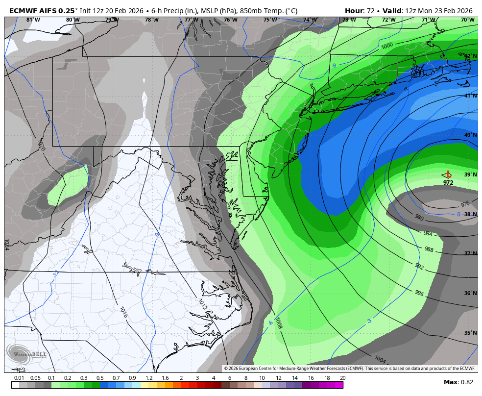 weatherwilly's tweet photo. Models continue to converge towards the GFS as afternoon data comes in. You now have almost every model with a  970s vertically stacked Low sitting near the benchmark. Time to start calling this what it is.

Major impacts up the I95 Sun into Mon- heavy snow and high wind https://t.co/Qf7nXcoBbx