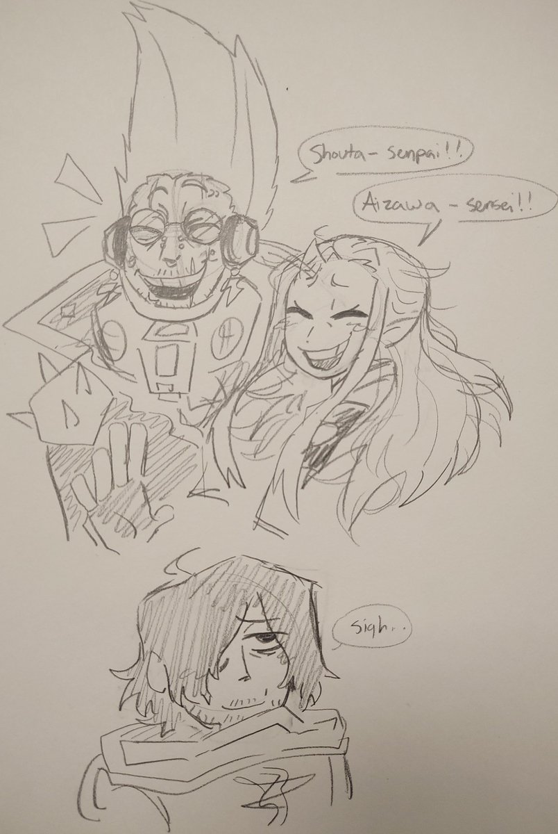 aherosmight's tweet image. Timeskip emic shenanigans ok? Ok #mha #emic #erasermic