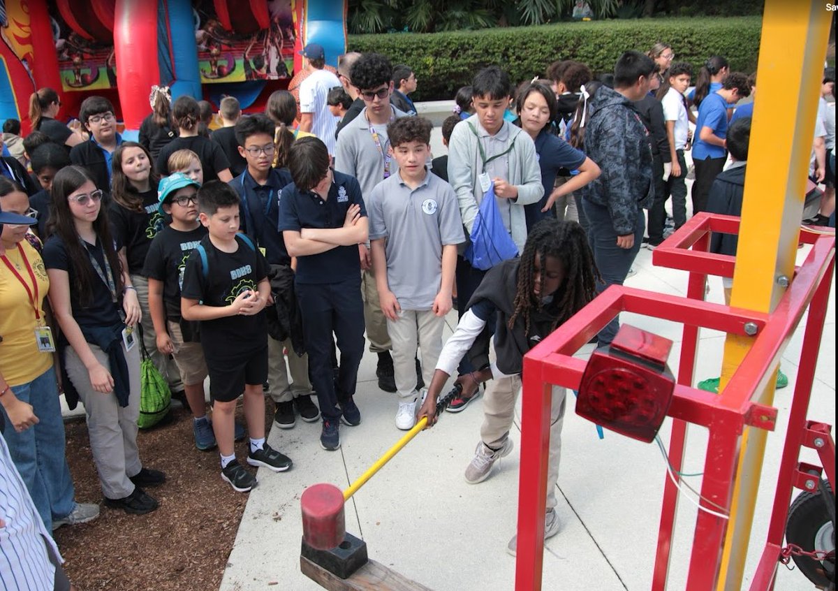 josemartimast's tweet photo. STEM Day at FIU.  Another day of hands on learning.  Thank you Mr. Veiga for making this happen.  #YourBestChoiceMDCPS @SuptDotres https://t.co/Qe7U6NXB0N