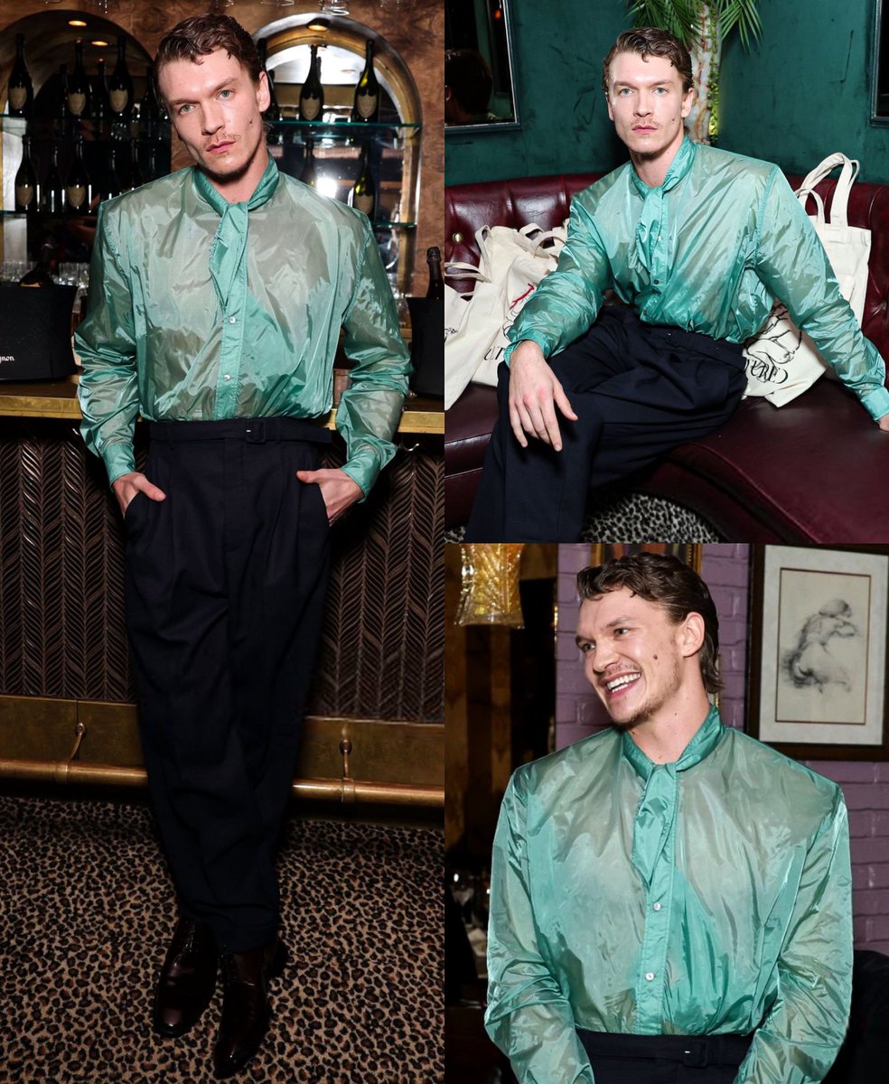 Connor Storrie attends a dinner celebrating his cover launch for Cultured Magazine. 📷