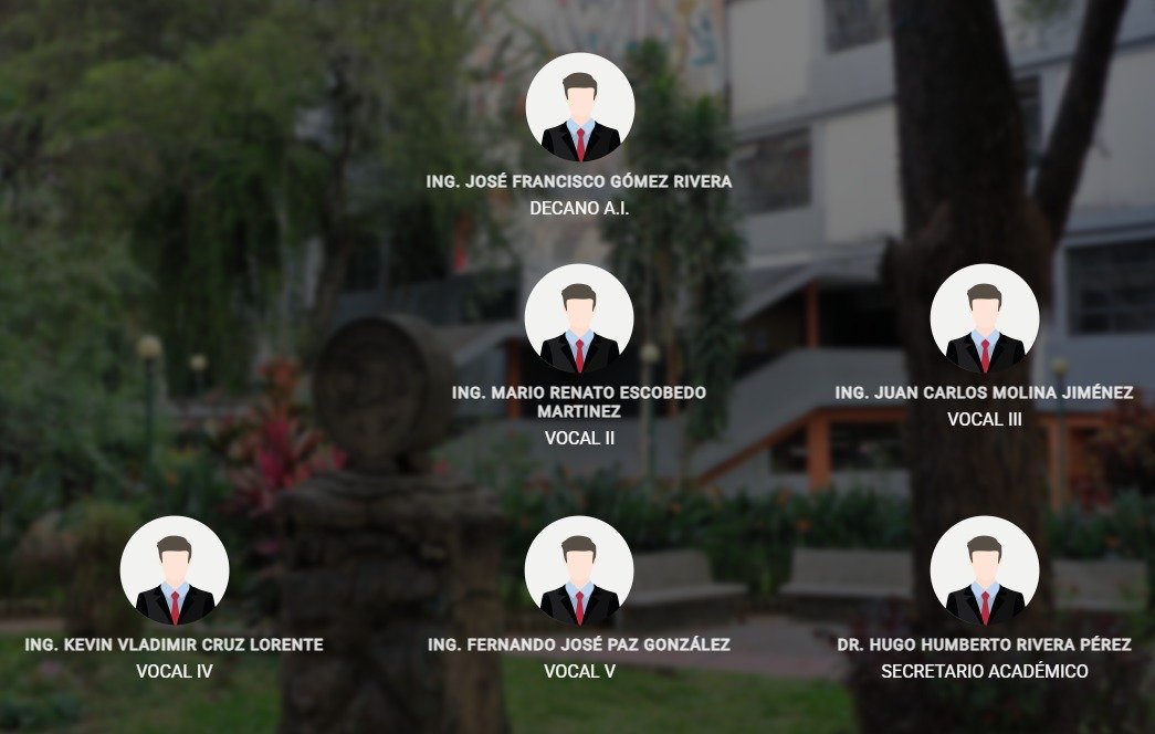 Ellos son los miembros de la Junta Directiva de Ingenieria, responsables de sabotear el día de hoy la elección de cuerpo electoral docente para la elección de Rector.

Juan Carlos Molina, Vocal III, es administrador del CUM...

Que no quede impune esto, así empieza el fraude...