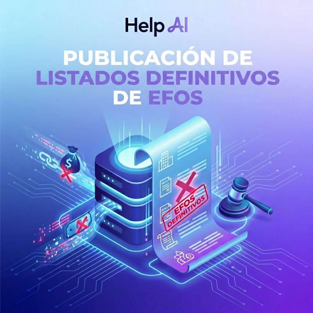🚨 ¡ALERTA FISCAL: COMPROBANTES SIN VALOR! 🚨 El SAT publicó hoy los listados definitivos de contribuyentes que facturan operaciones inexistentes (Art. 69-B CFF). ¡Revisa tus proveedores ya! help-ai.mx/blog-ia-legal-…
#SAT #Fiscal #HelpAI #69B
