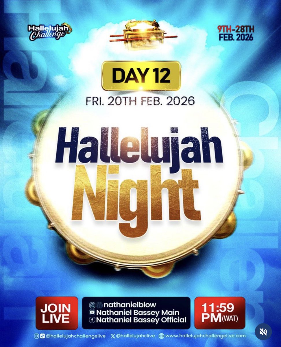 Come Praise God with all your heart tonight! 🔥

It will be massive! HALLELUJAH!

#HallelujahChallenge 
#HallelujahChallenge2026
#HallelujahChallengeFeb2026