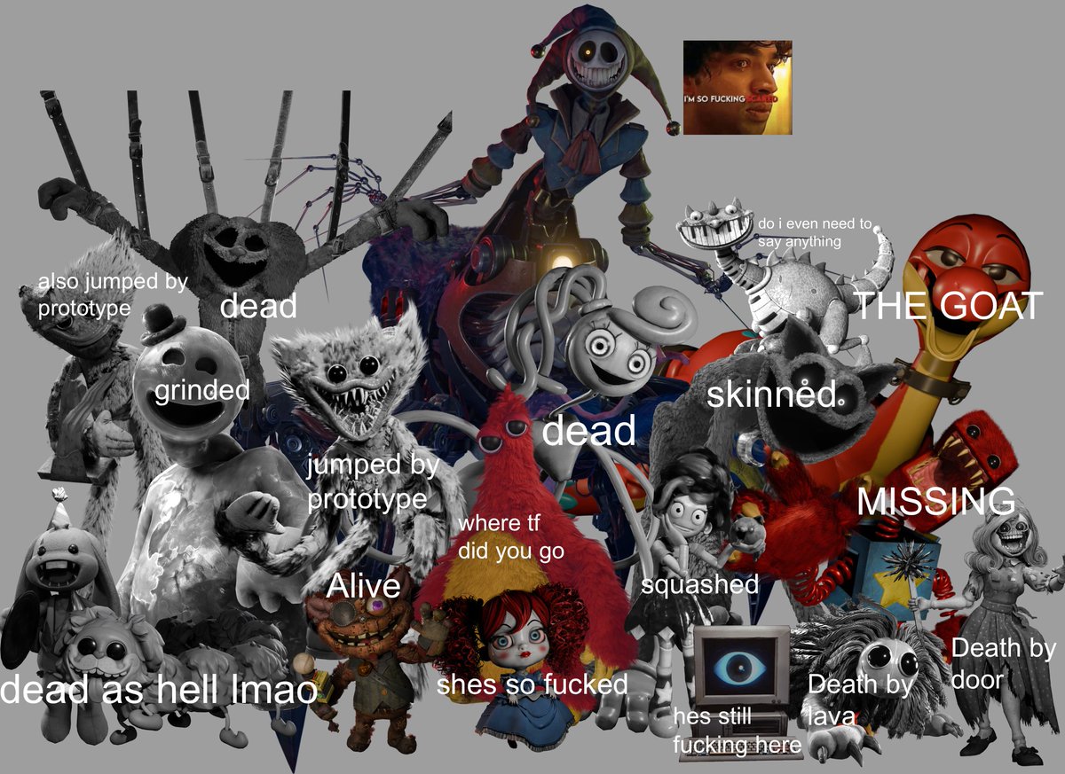 current state of poppy playtime cast #PoppyPlaytime