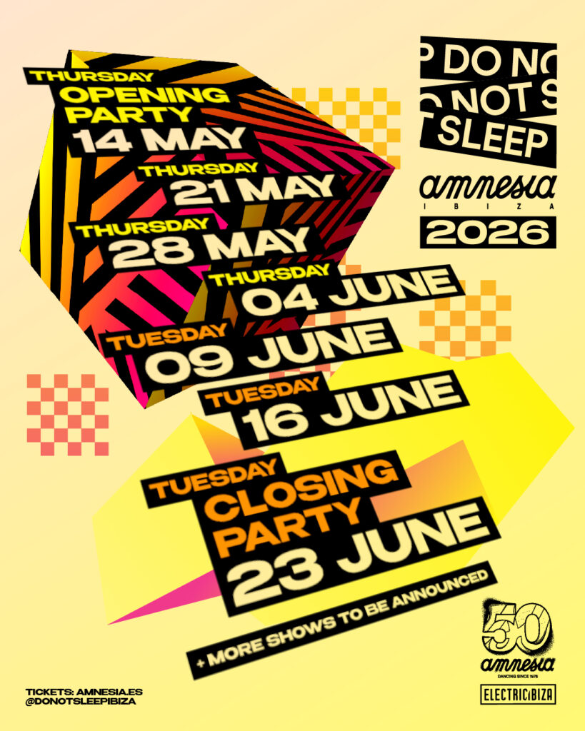 NUEVA TEMPORADA DE DO NOT SLEEP EN AMNESIA IBIZA
dancinginmyhouse.es/news/view/7959
Foto/Via: Vicious Magazine