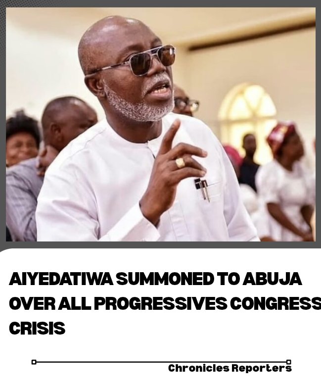 Aiyedatiwa Summoned to Abuja Over All Progressives Congress Crisis

For full story check the link below 👇

chroniclereporters.com/2026/02/aiyeda…