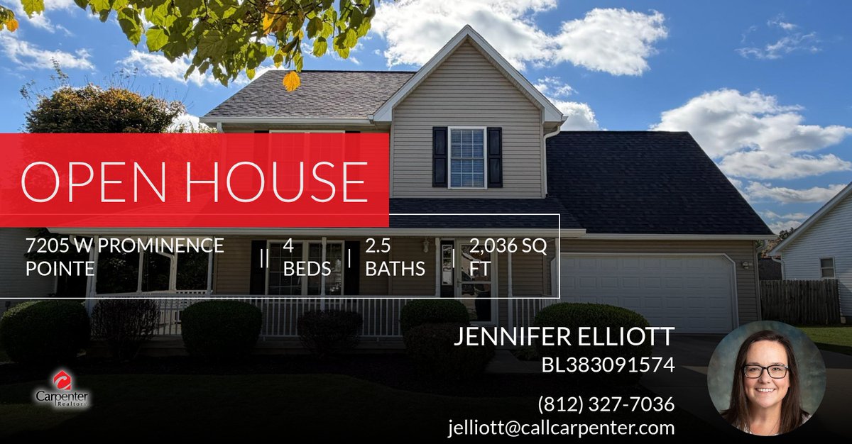 JenniferEl18350's tweet photo. Don't miss the chance to tour this fantastic property February 21st at 1:00 PM! Show someone who should attend this open house! 😮

#openhouse
#bloomington
#hoosier
#realestate https://t.co/3SOBpfDgXQ https://t.co/IHWRTVmrFa