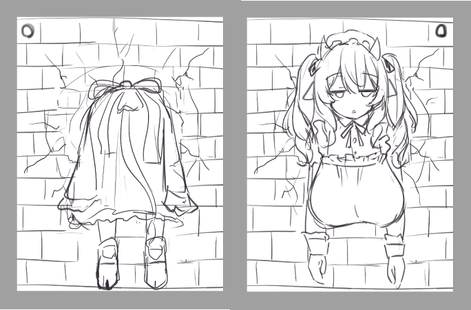 時間があればミルティナちゃんのこういうキーホルダーもつくるかもしれない 