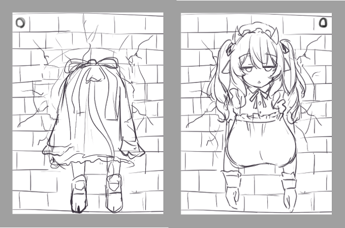 時間があればミルティナちゃんのこういうキーホルダーもつくるかもしれない 