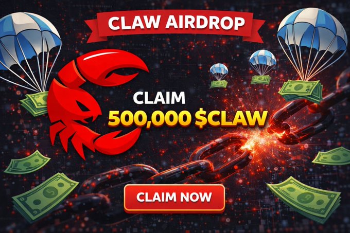 ClawSolChain's tweet image. Drop your $SOL address ⬇️ 

Every wallet gets 50$ $CLAW 💸 

Just follow / Like + RT Pinned Post📍