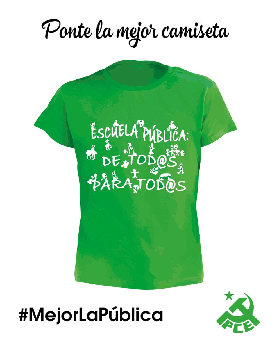 🙋‍♀️ La educación pública es motor de desarrollo social, de lucha contra la segregación y de profundización democrática.

Participa. Defiéndela. Mejórala.

¡Matricúlate en la pública!

#MejorLaPública💚

🔗 pce.es/publicacion-ma…