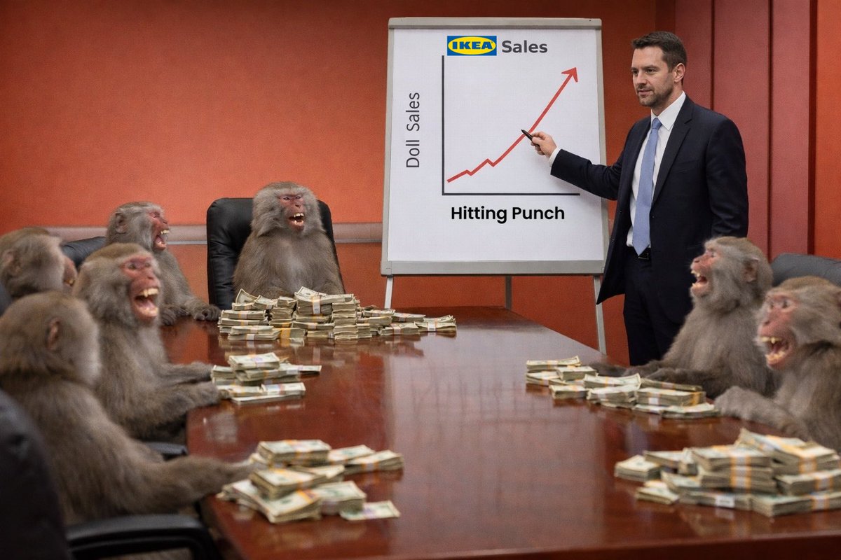 IKEA after paying off the macaques in Japan to beat up a baby