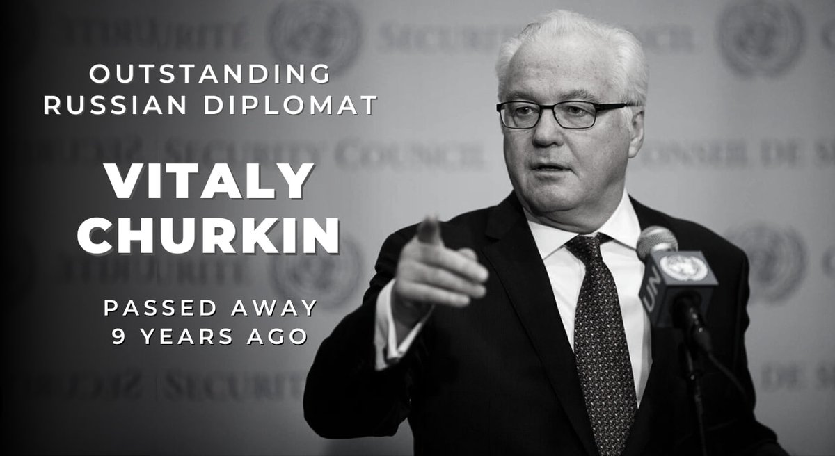 mfa_russia's tweet image. #InMemoriam

On 20 February 2017, an outstanding Russian diplomat, Vitaly #Churkin, passed away.

He died on his post in New York, faithfully performing his official duties as Russia’s Permanent Representative to @UN.

Remembering Vitaly Churkin: t.me/MFARussia/28456
