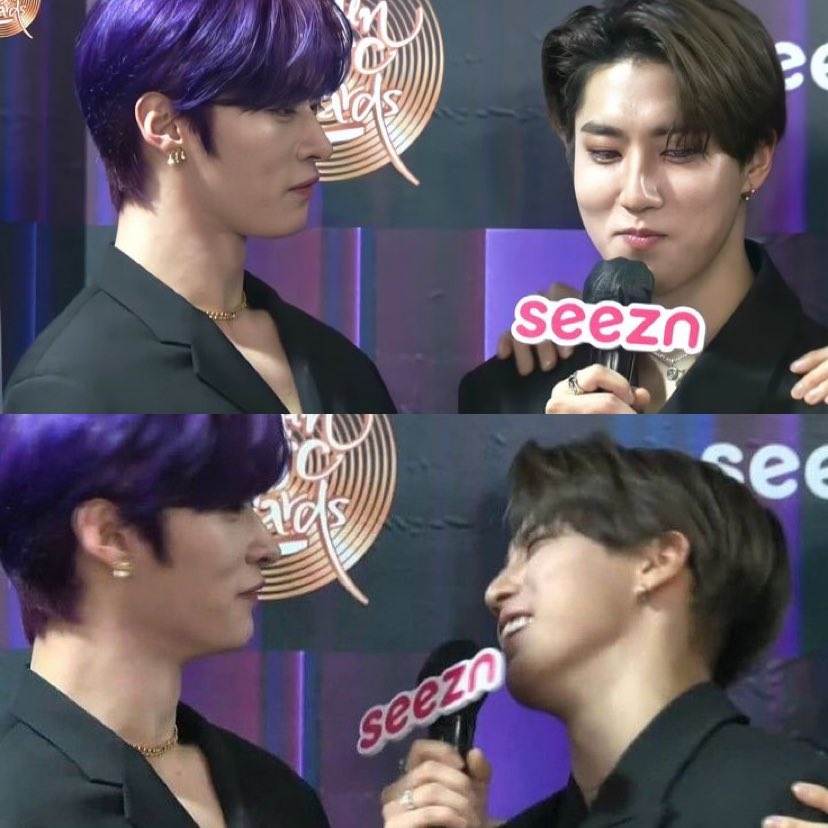 it’s so fun when minsung get paired up in games bcs you can tell they don’t even try to play things up on purpose, on the contrary they try to tame it down and fail completely bcs you can still feel the gigantic romantic tension through the screen anyways no matter what they do