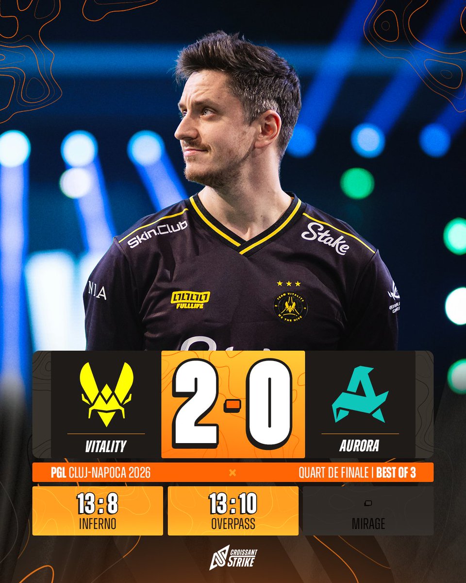 ✅🇪🇺 @TEAMVITALITYCS ACCÈDE À SA 18E DEMI-FINALE CONSÉCUTIVE ! 🤯🐝

#VITWIN