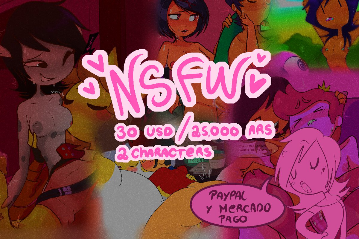 💞💞NSFW COMMISSIONS ON SALE!!‼️‼️
Any questions or inquiries about the MD, if there are 3 or more characters, the extra character is charged $5 USD

#nsfw #commisions #ComisionesAbiertas