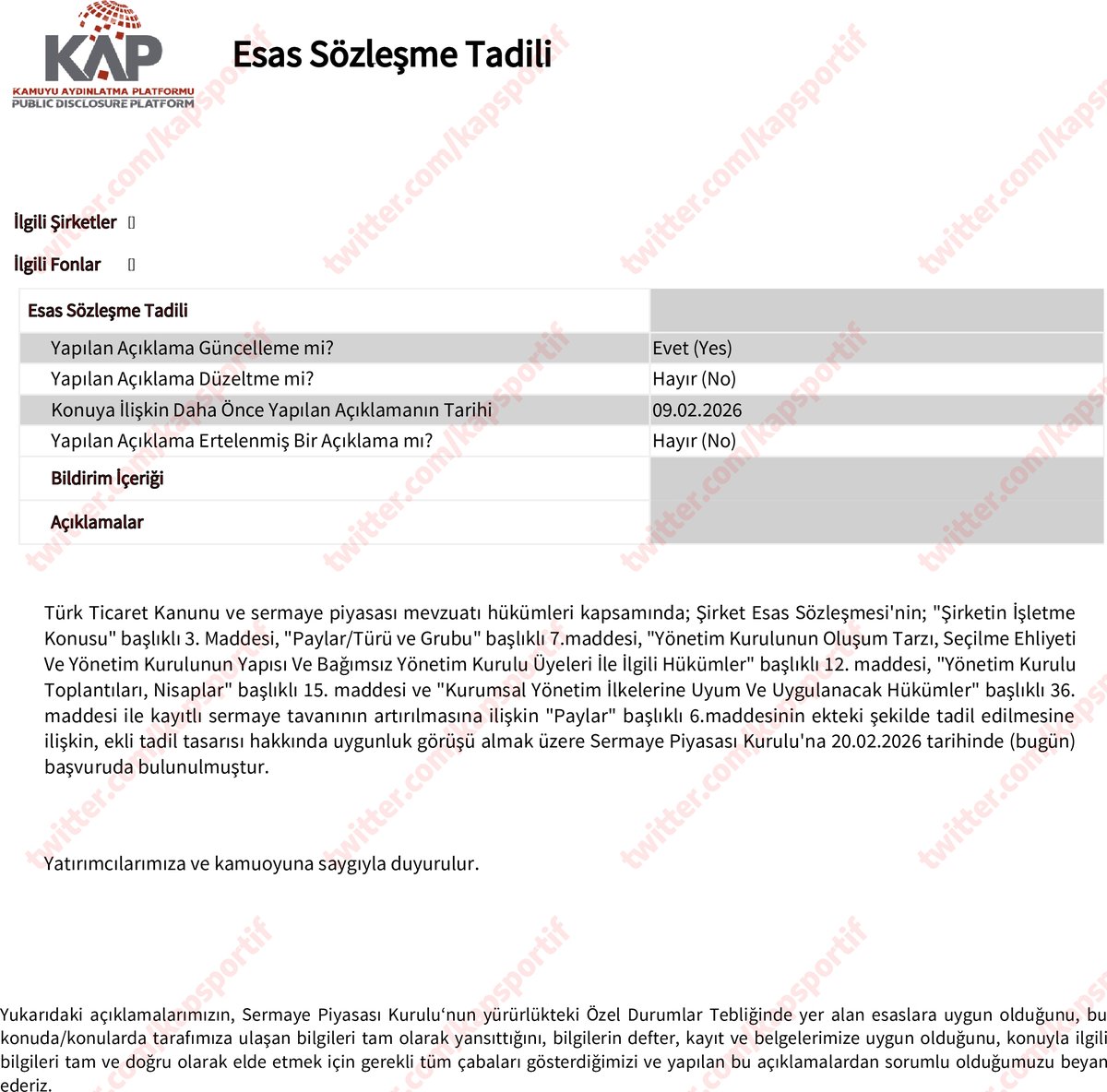KAP Spor tweet media